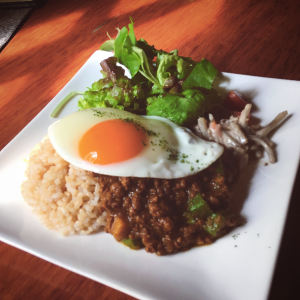 タケノコとオクラの特製カレー